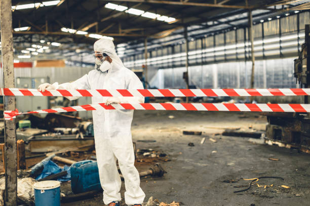Professional Unattended Death Cleanup technician working in Nelson, NE